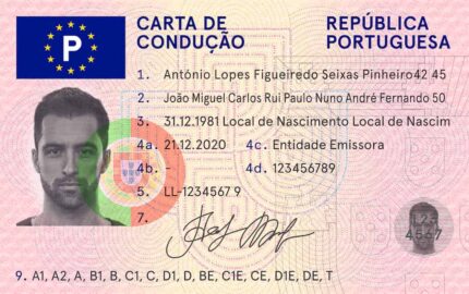Kaufen Sie einen echten und gefälschten Portugal-Führerschein online