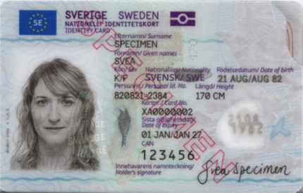 Schwedischer Personalausweis